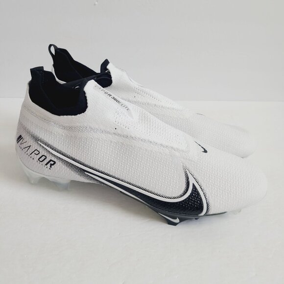 NEW Nike Vapor Edge Elite 360 Flyknit Football Cleats CV6282-108 Size 12.5 White main image 4